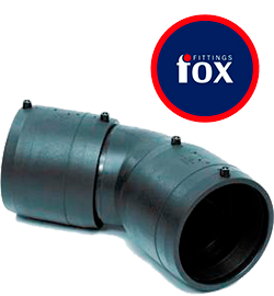Электросварной отвод FOX 225 мм 45°