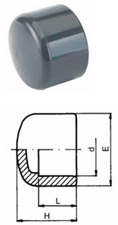 Заглушка нпвх pvc-u Tecno Plastic