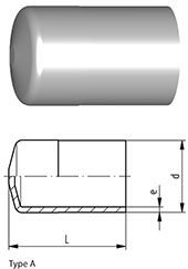 Концевая заглушка PVDF Sygef Standart