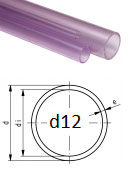 труба прозрачная pvc-u 12 мм SDR 13,5