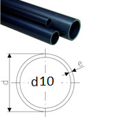 труба pvc-u напорная 10 мм pn 16 sdr 9